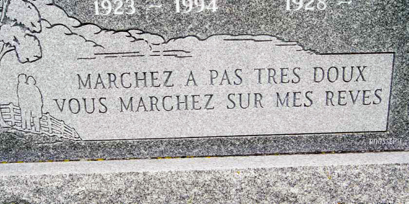 L'importance de l'épitaphe et son évolution à travers le temps