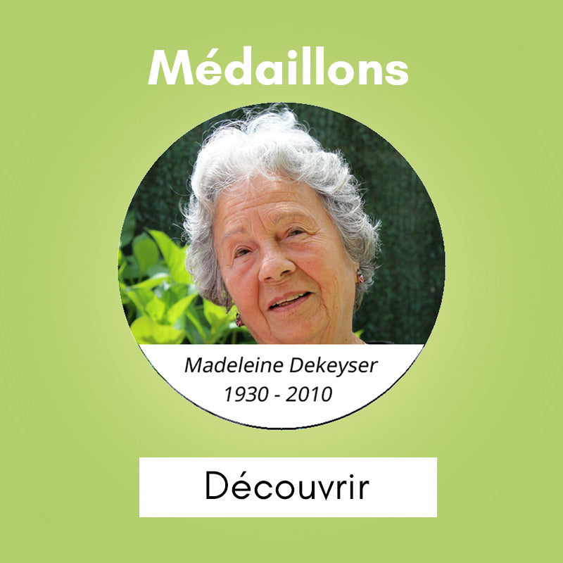 Plaque funéraire ronde