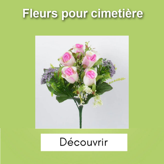 Fleurs pour cimetière