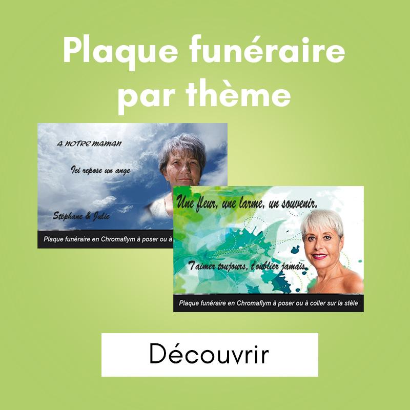 Plaque funéraire par thème