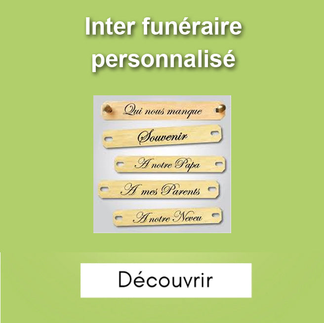 Inter funéraire personnalisée