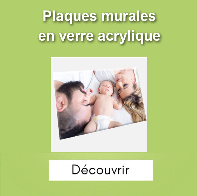 Plaque photo pour décoration murale