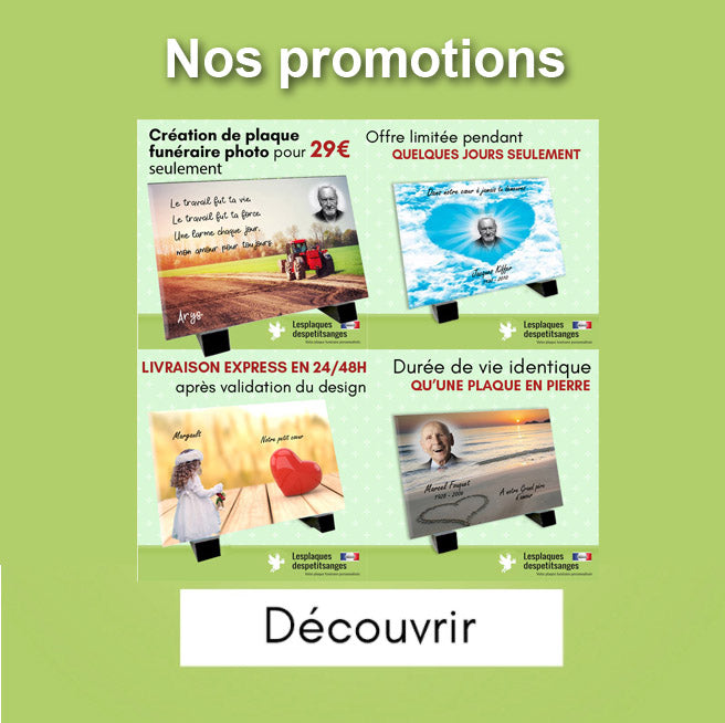 Plaque Funéraire Pas Chère - À Partir de 29 €