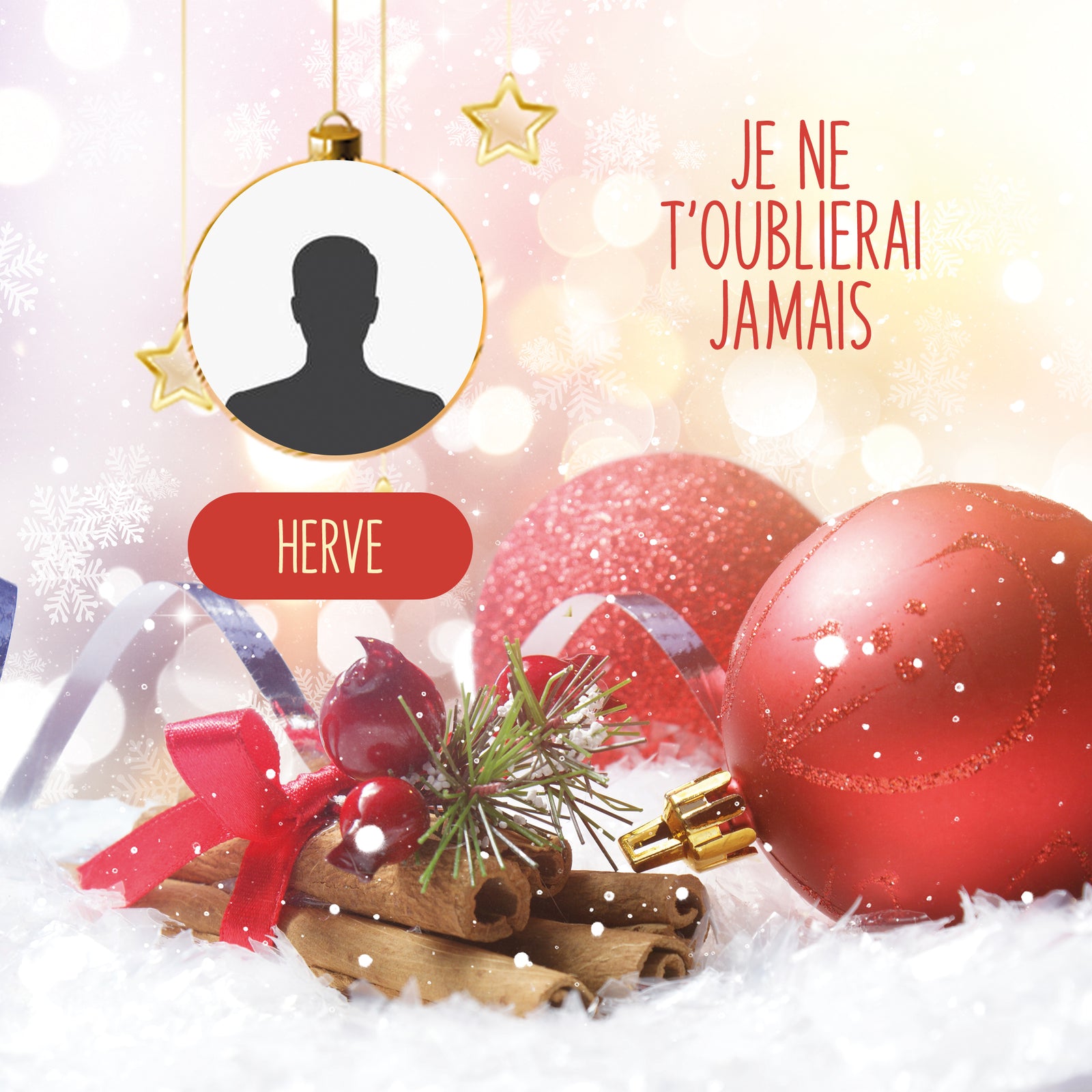 🎨 Déco Créative : Plaques Photo FOREX® boule rouge de noel