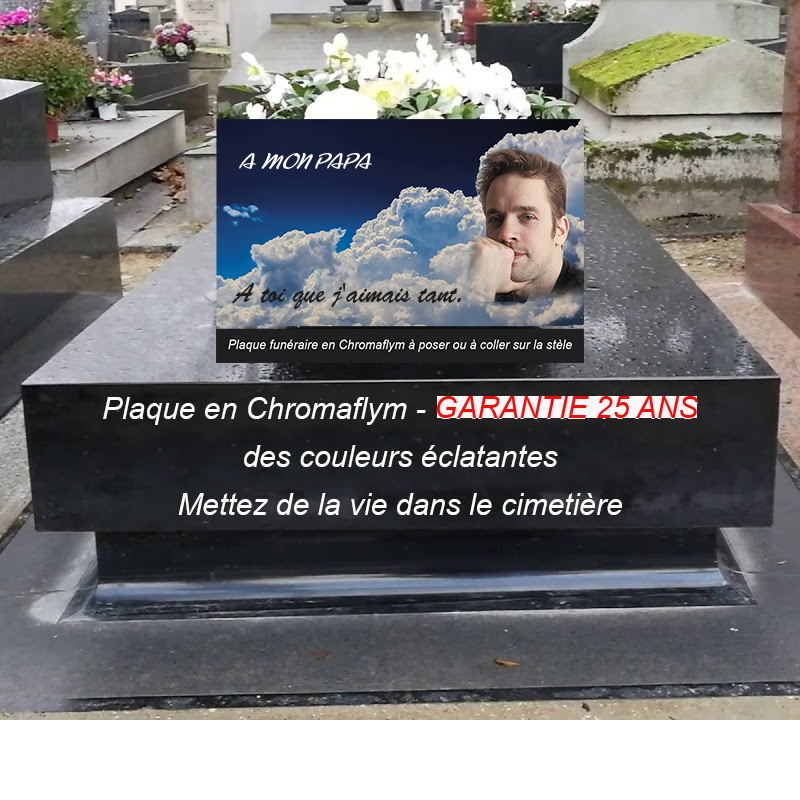 Plaque Funéraire à personnaliser | La boutique des petits anges™  