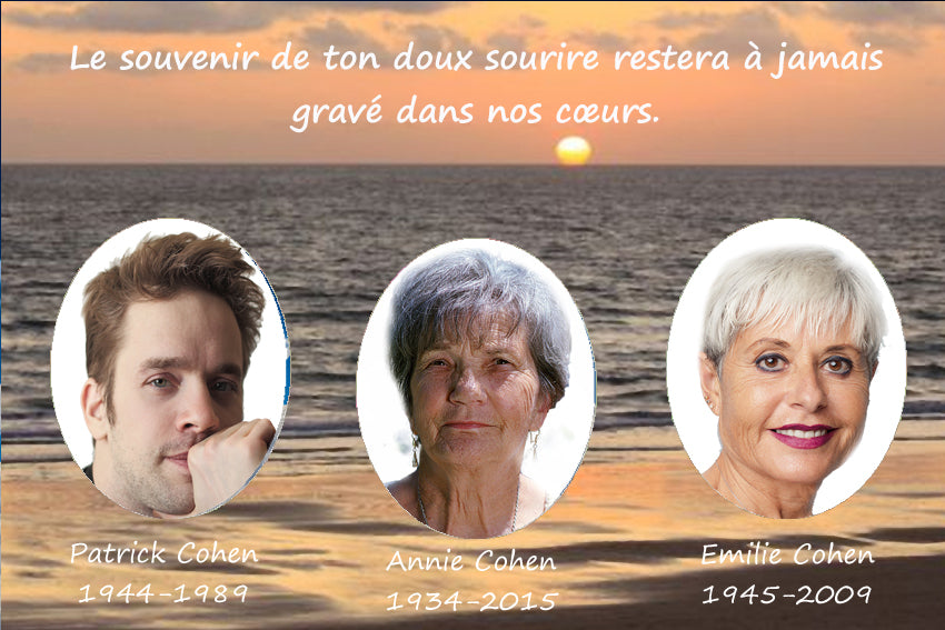 plaque funéraire modèle bord de mer | https://lesplaquesdespetitsanges.com/