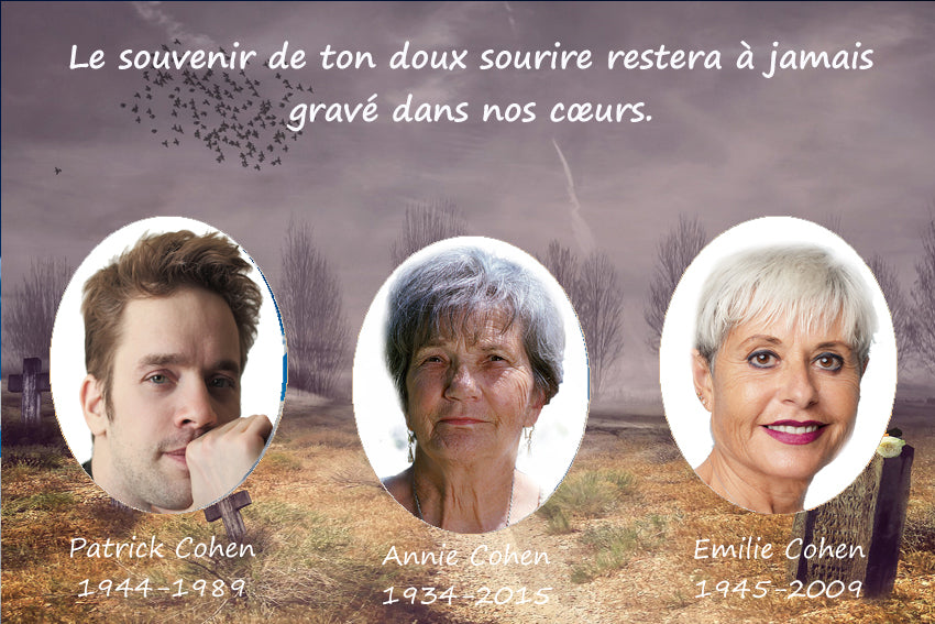 plaque funéraire modèle le chemin de terre | lesplaquesdespetitsanges.com/