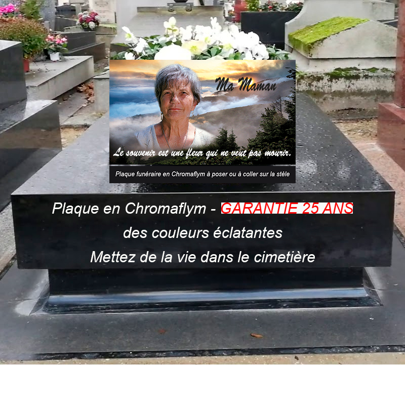 plaque pour sépulture