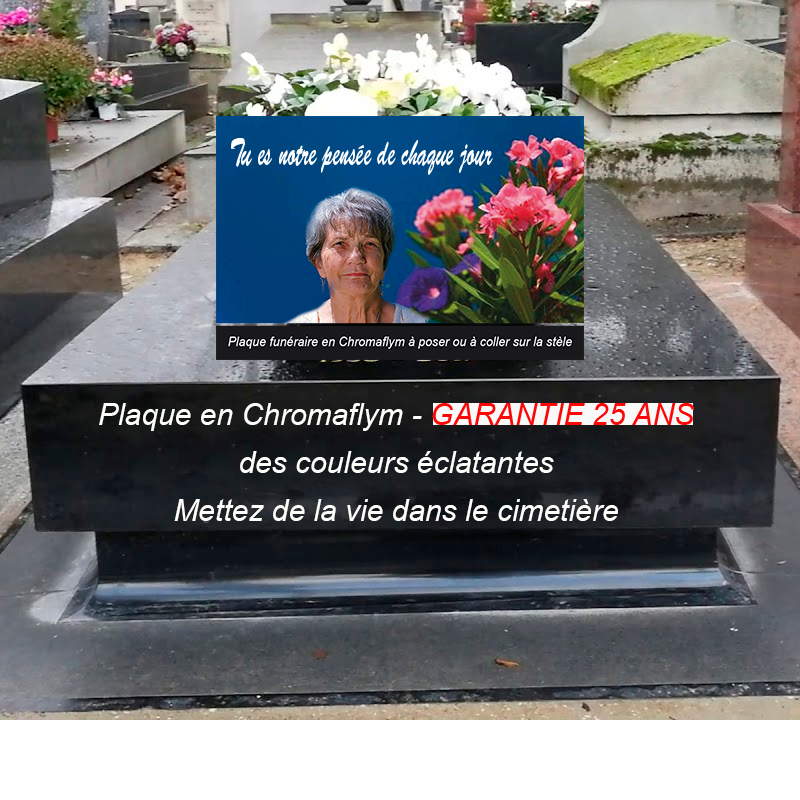 plaque funéraire pour columbarium et stèle