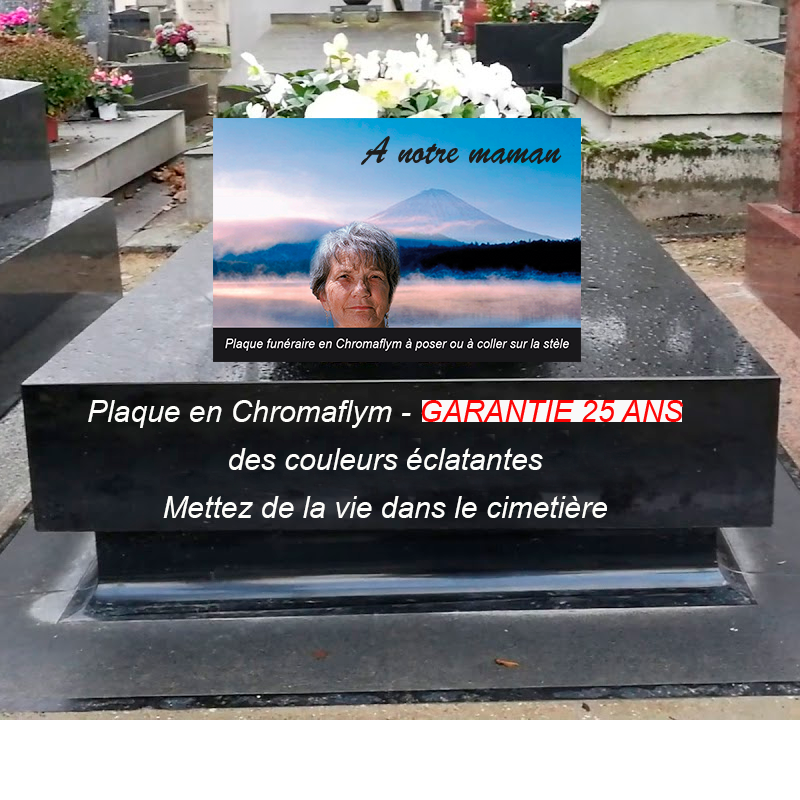 plaque pour pierre tombale à personnaliser