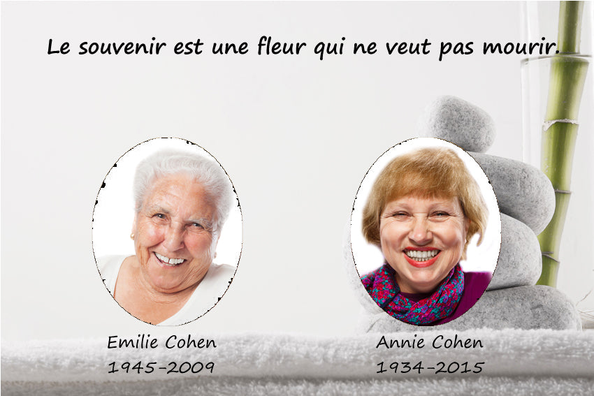 plaque funéraire modèle zen | lesplaquesdespetitsanges.com/