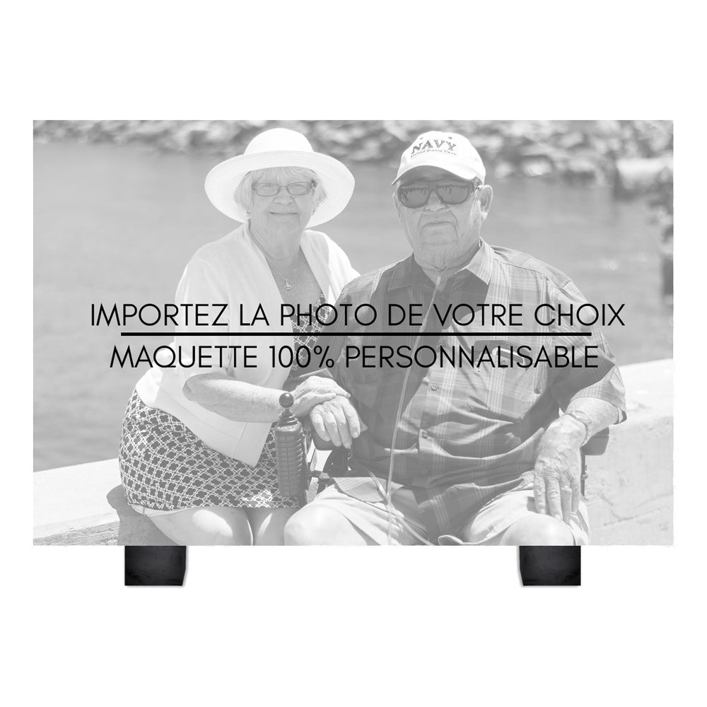 Plaque funéraire 100% personnalisable