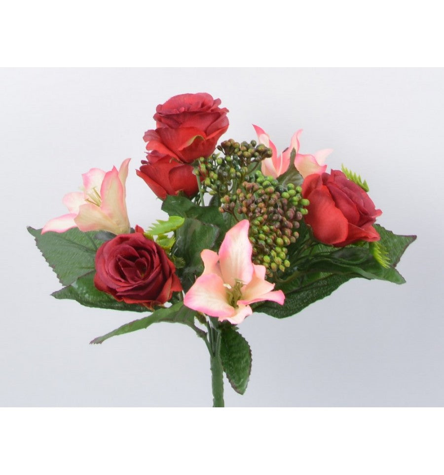 Bousquet de lys, baie, bouton