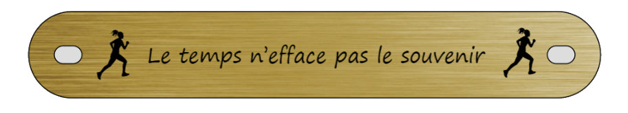 Inter funéraire - modèle avec pictogramme féminin