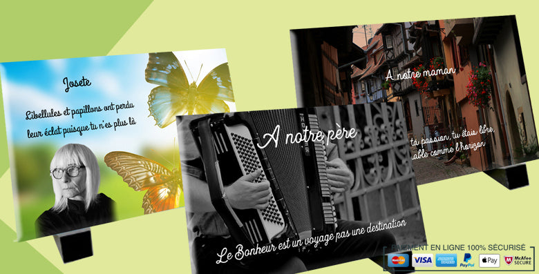 Service de création de maquette de plaque funéraire à la carte