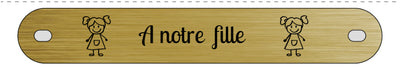 Inter funéraire - modèle avec pictogramme ma princesse