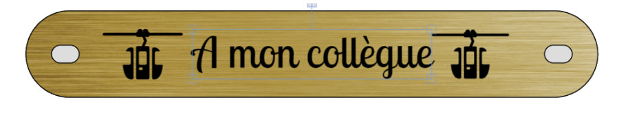 Inter funéraire - modèle avec pictogramme hélicoptère