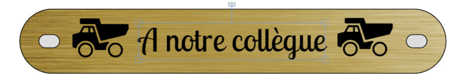 Inter funéraire - modèle avec pictogramme tracteur