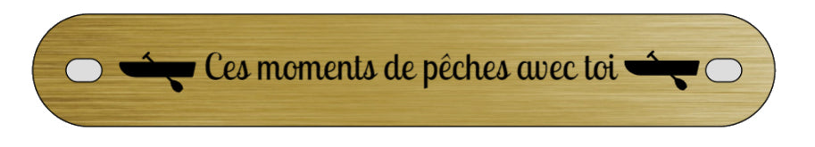 Inter funéraire - modèle avec pictogramme bateau de pêche