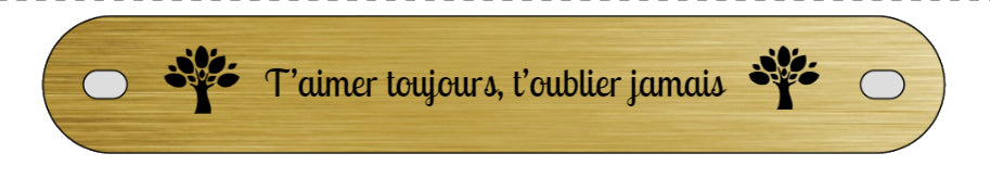 Inter funéraire - modèle avec pictogramme arbre de vie moderne