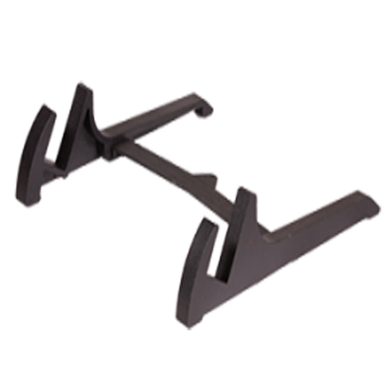 Pied aluminium pour plaque funéraire à poser couleur noir 