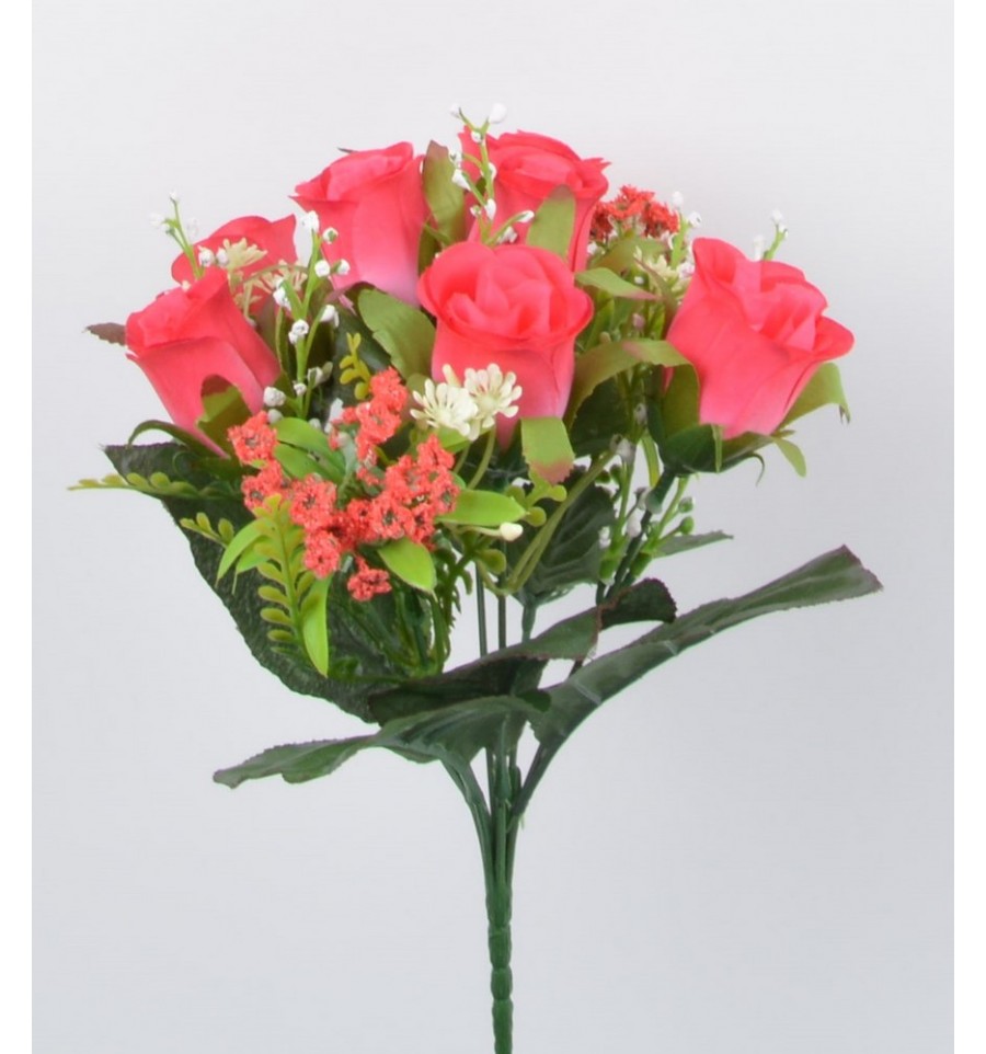 bouquet de rose rouge et graminée