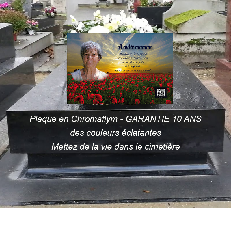 plaque funéraire tata pour pierre tombale avec photo en ligne 